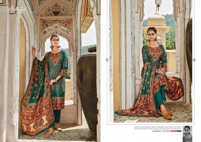 Belliza Gulnar Premium Pashmina New Fancy Exclusive Wear Printed Dress Material Collection